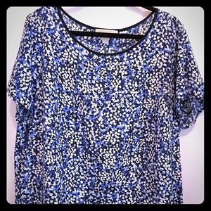 Michael Kors Women’s Top Blue White Black